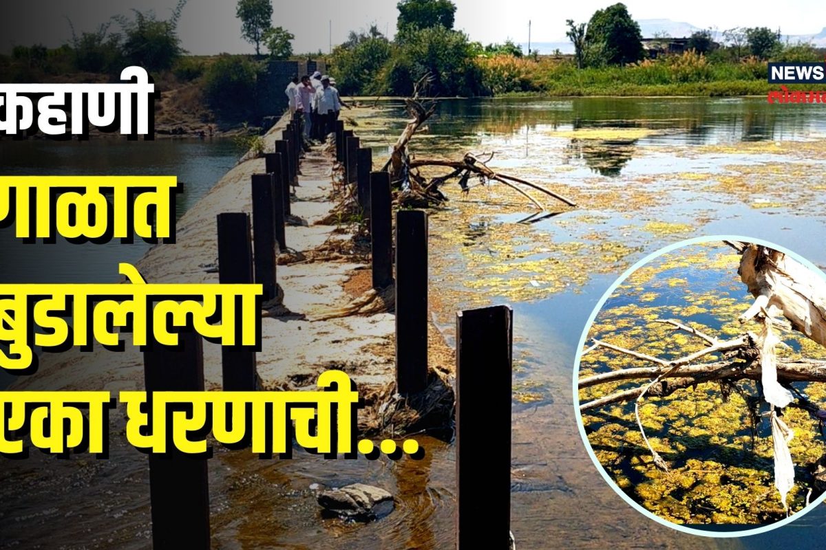 गाळानं धरणाला केलं गिळंकृत, पाहा जुन्नरच्या ब्रिटिशकालीन धरणाची कहाणी