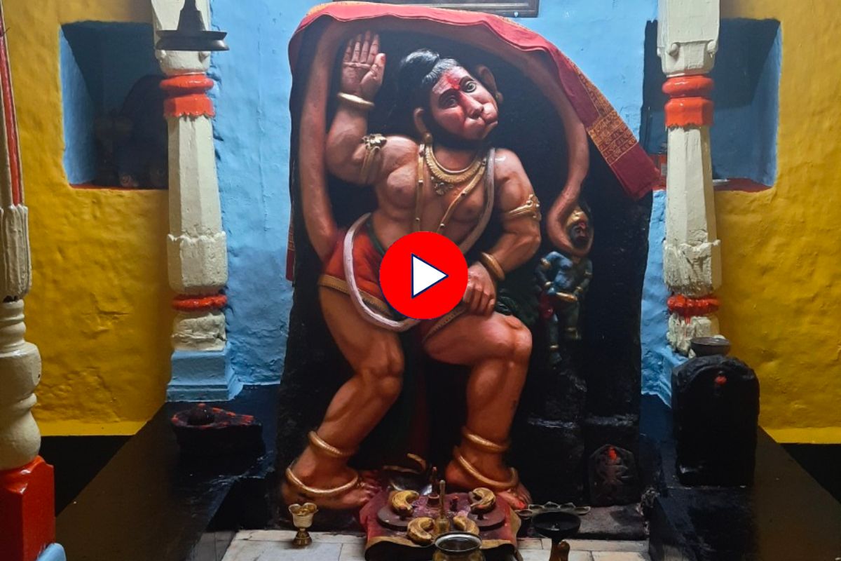 Hanuman Jayanti 2023 : कोल्हापुरातील 'या' प्राचीन मारूतीला आहेत 2 तोंड, पाहा काय आहे महत्त्व, Video