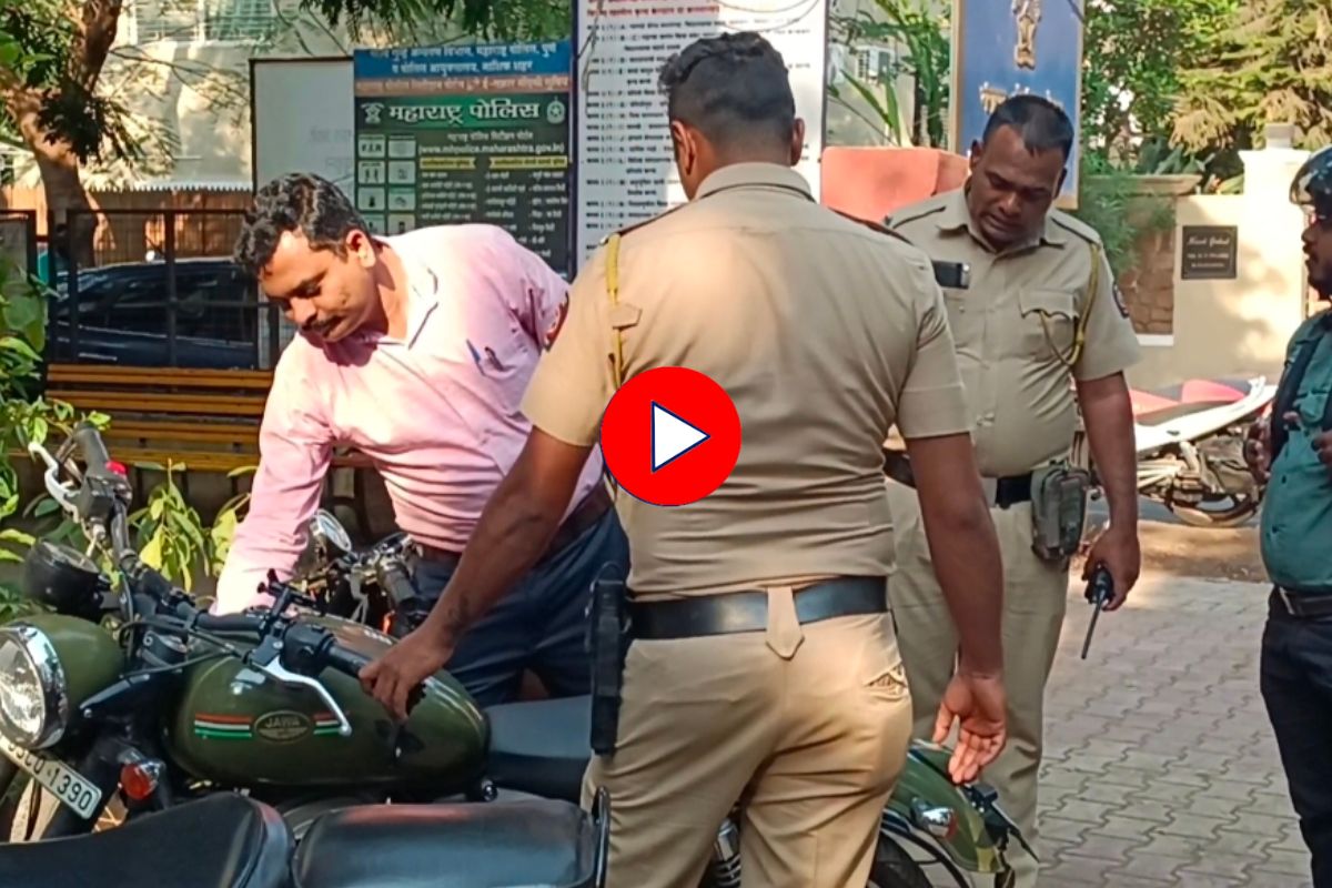बुलेटराजांनो सावधान! जास्त आवाज केलात तर पोलिसांचा बसेल दणका, पाहा Video