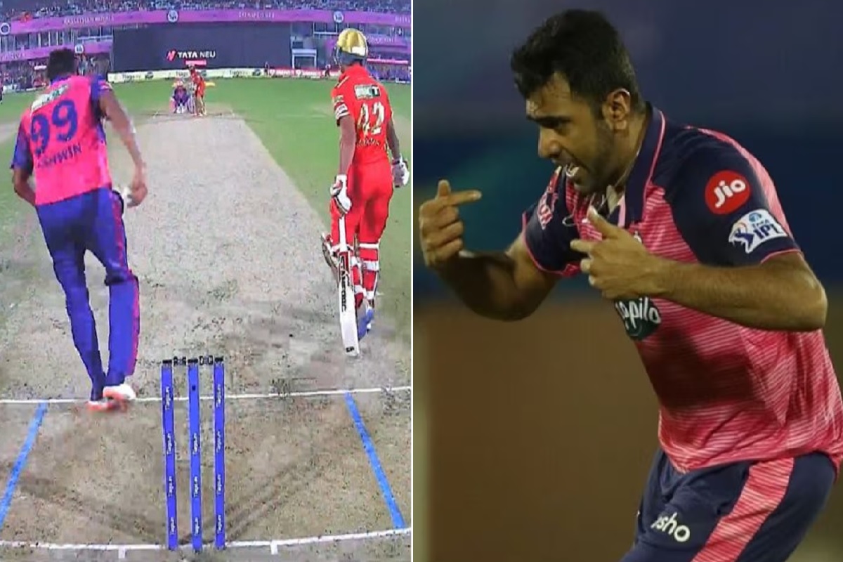 आर अश्विनने पुन्हा केला मंकडिंगचा प्रयत्न! पंजाब किंग्सच्या कर्णधाराला दिली वॉर्निंग