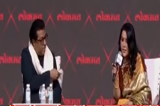अमृता फडणवीसांचा उद्धव ठाकरेंबद्दल अवघड प्रश्न, राज ठाकरेंनी विनोदातून दिलं उत्तर