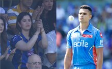 भावाला सपोर्ट करण्यासाठी वानखेडेवर पोहोचली सारा तेंडुलकर Photo