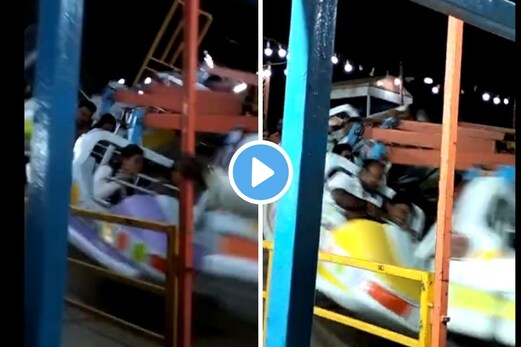 गरागरा फिरणारा पाळणा अचानक तुटला, शिर्डीतल्या यात्रेतला भयानक Video, पाच जण जखमी