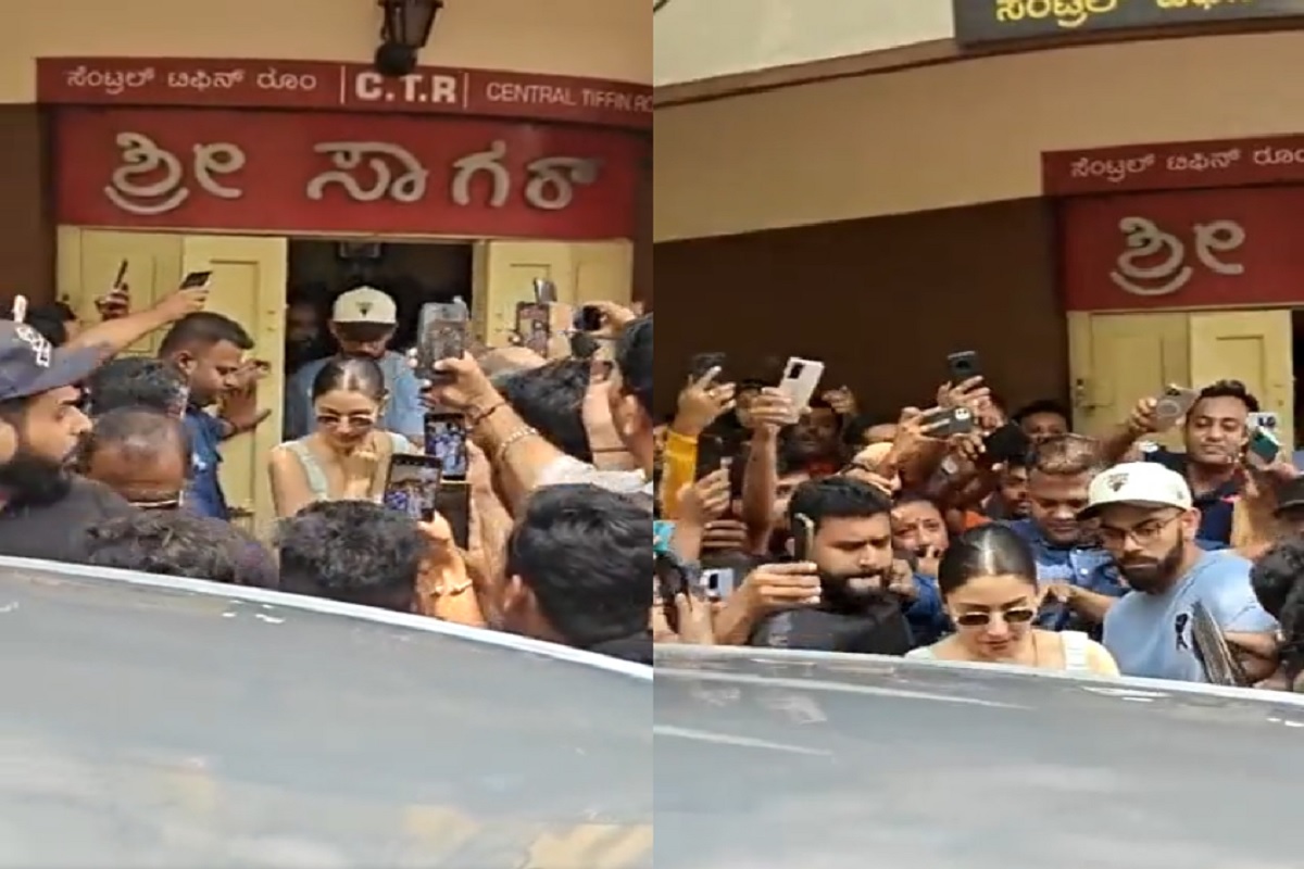 सेल्फीसाठी अनुष्काच्या जवळ आला चाहता, विराटचा रागाने झाला लाल, Video