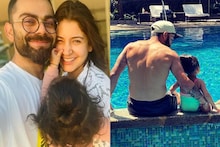 विराट वामीकाची Pool Party! बाप लेकीचा फोटो शेअर करत क्रिकेटर म्हणाला....