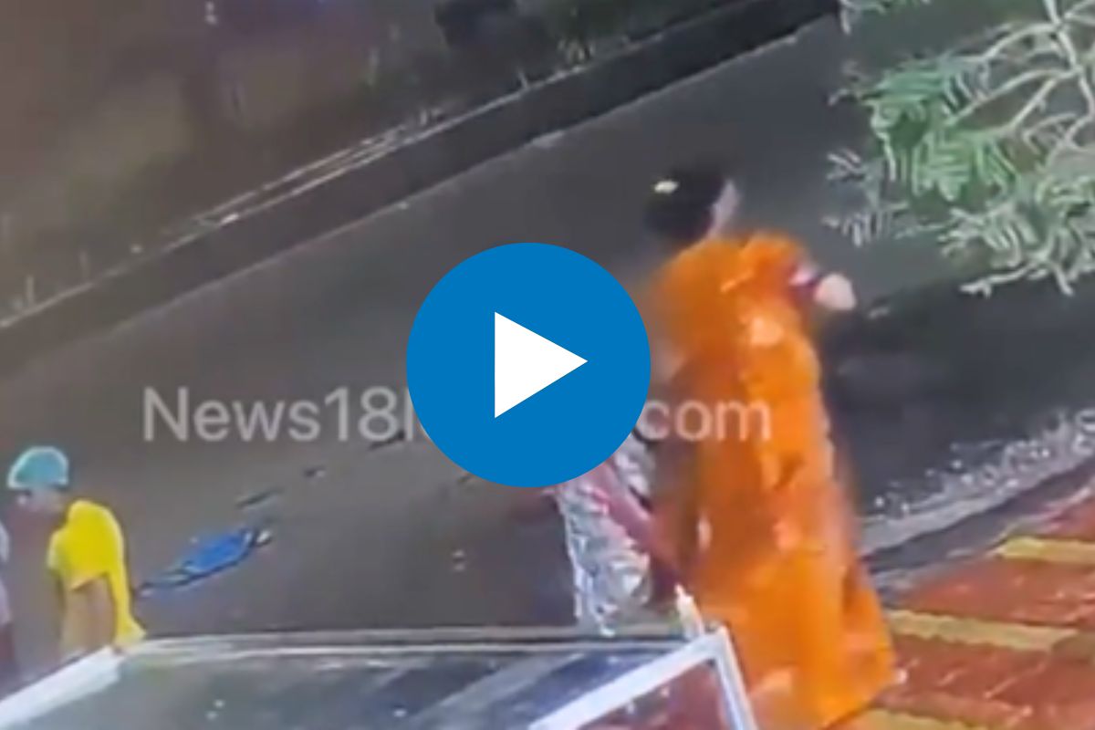 अपघाताची धक्कादायक घटना