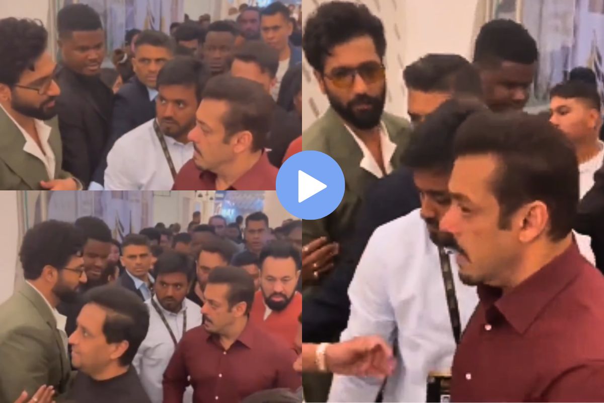 सलमान खान- विकी कौशलचा एक व्हिडीओ सध्या सोशल मीडियावर तुफान होत आहे.