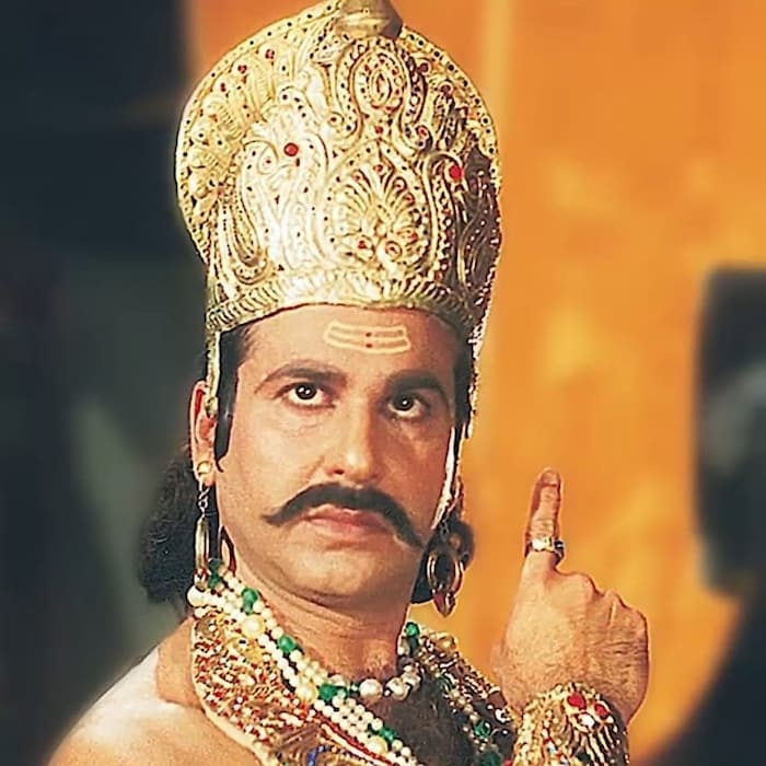 'रामायण'मध्ये मेघनाथची भूमिका साकारणाऱ्या विजय अरोरा यांनी अनेक चित्रपटांमध्ये काम केले होते. 2007 मध्ये कर्करोगामुळे त्यांचे निधन झाले. (फोटो क्रेडिट्स: Instagram @_ramayan_fan_page)