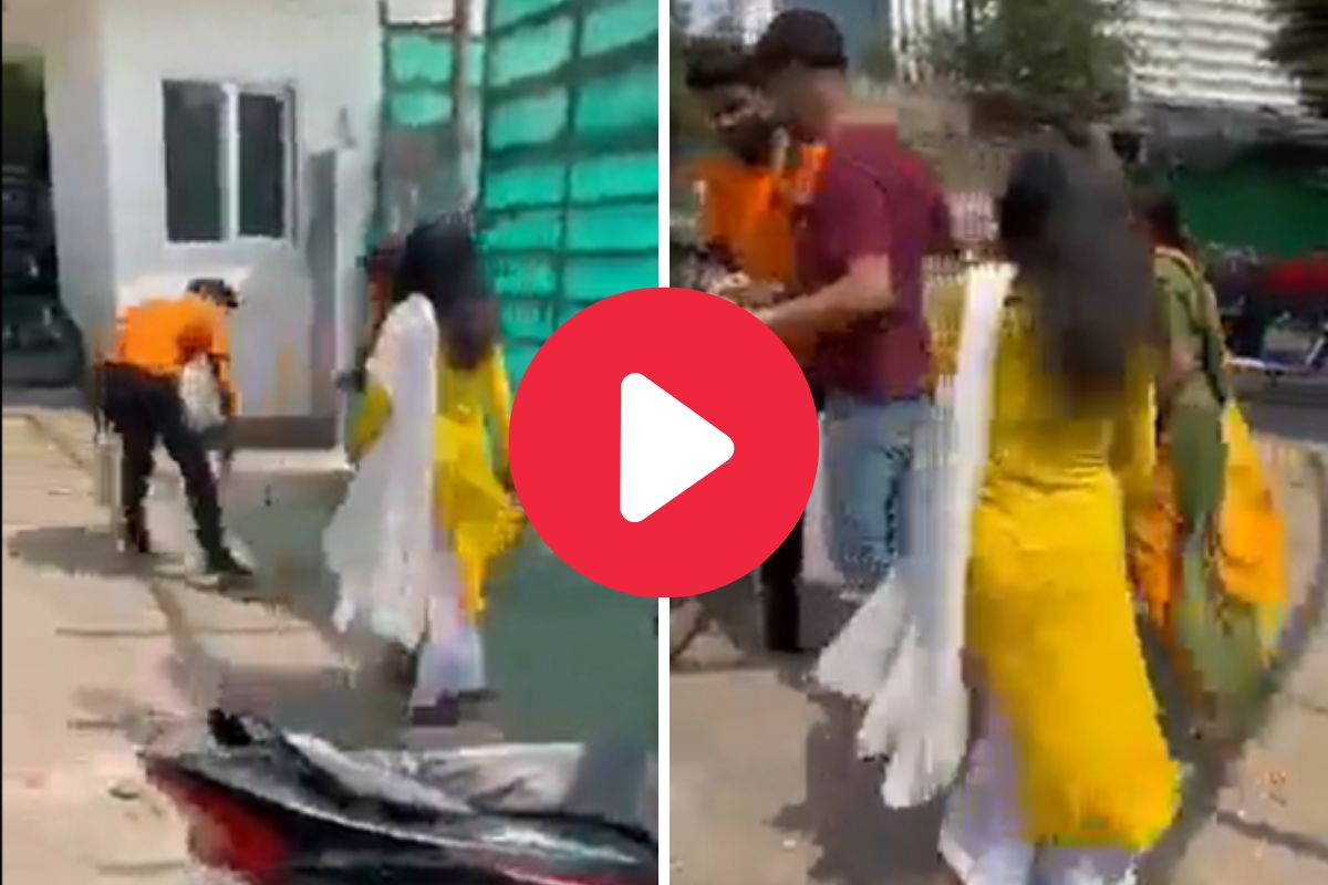 फूड डिलिव्हरी बॉयसोबत तरुणीचं धक्कादायक कृत्य