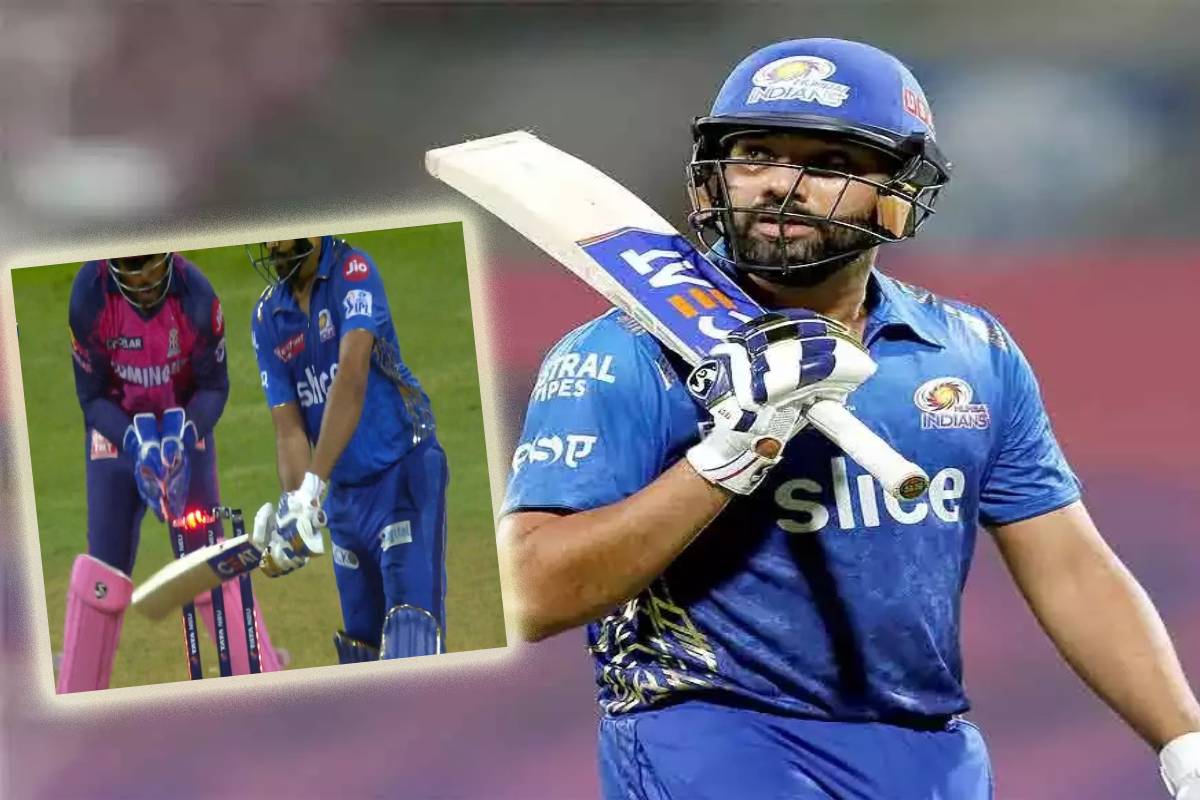 रोहित शर्मा आऊट नव्हता? MI vs KKR सामन्यात अंपायरकडून झाली मोठी चूक, Video