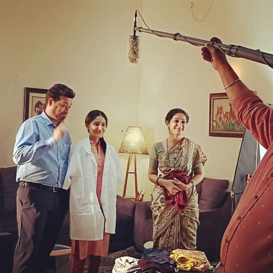 [object Object], अभिनेत्री पल्लवी पाटील आणि अभिनेता स्वप्नील जोशी यांच्याबरोबर तिनं ही जाहिरात केली.