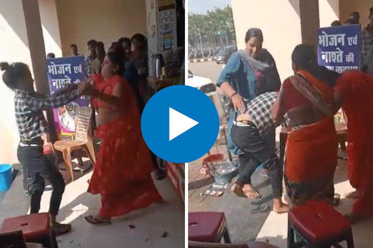 तीन महिलांनी मिळून तरुणीला चोप चोप चोपलं