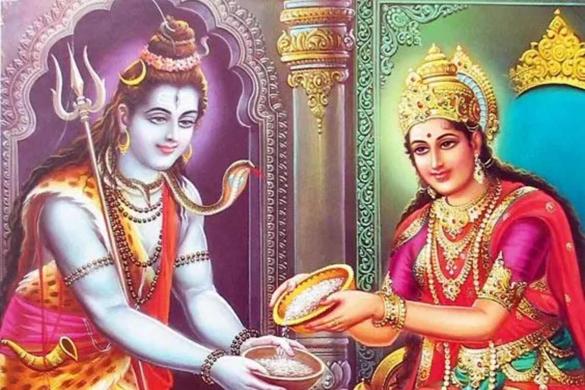 घरात सुख-समृद्धी आणायची असेल, तर या ठिकाणी लावा देवी अन्नपूर्णेचे चित्र