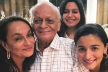 आलिया भट्टच्या आजोबांची प्रकृती खालावली, एयरपोर्टवरुन परतली अभिनेत्री