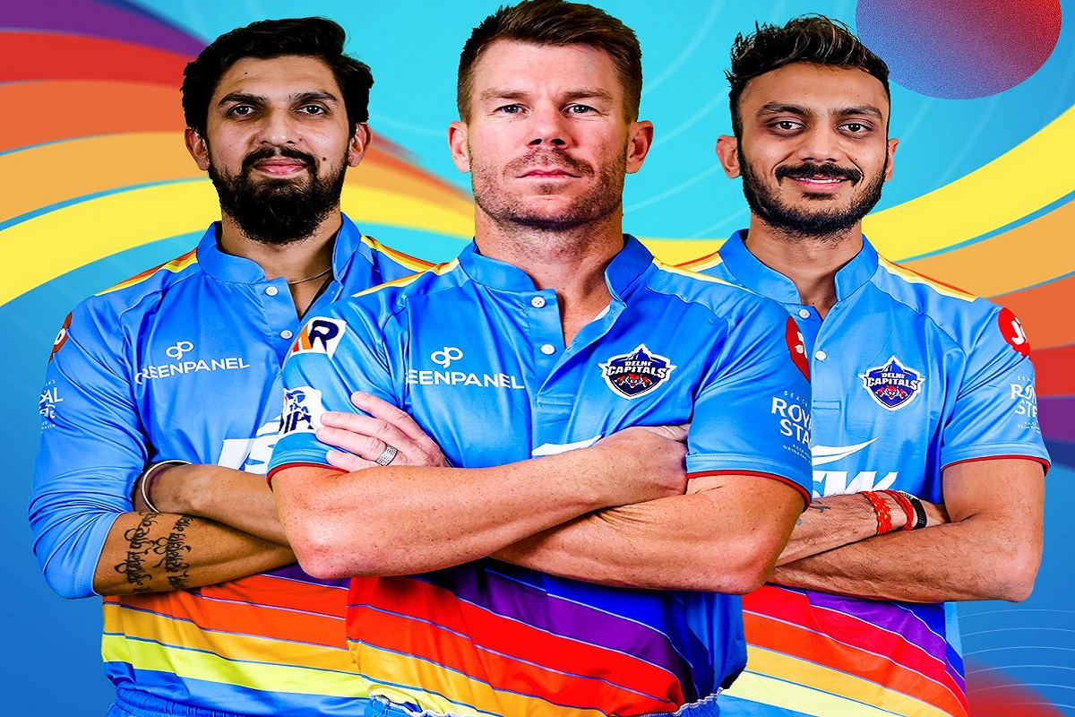 चेन्नई विरुद्धच्या मॅचमध्ये दिल्ली कॅपिटल्सने घातली इंद्रधनुष्य जर्सी, जाणून घ्या कारण