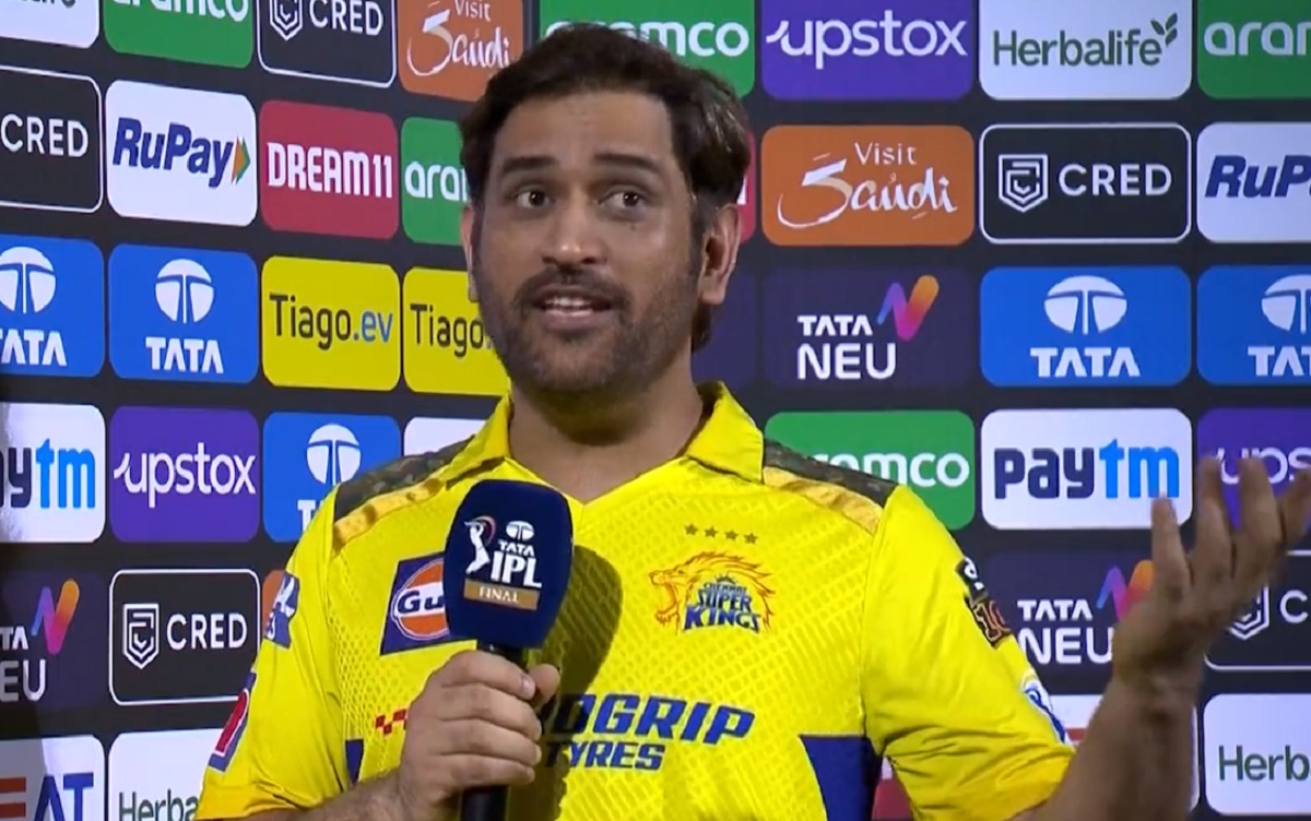 आयपीएलमधून निवृत्तीवर धोनीची प्रतिक्रिया