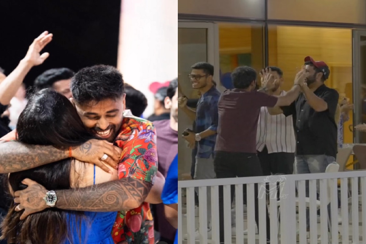 प्लेऑफमध्ये पोहोचल्यावर मुंबई इंडियन्सकडून धमाल सेलिब्रेशन