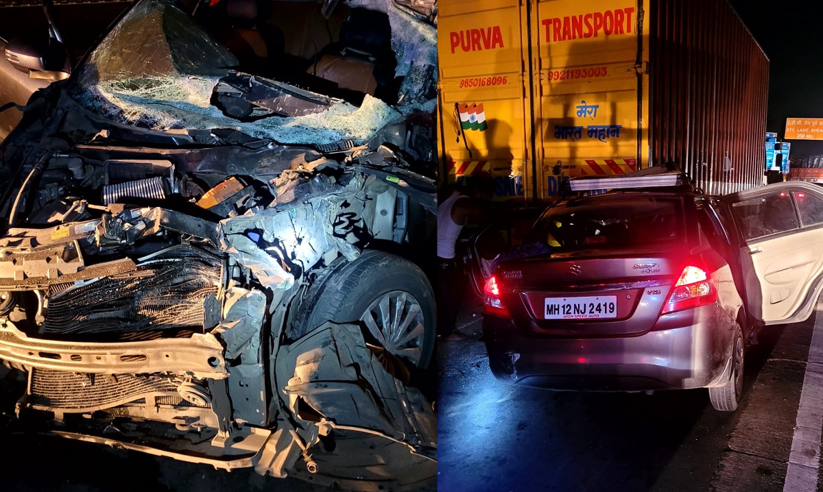 मुंबई पुणे एक्सप्रेसवेवर भीषण अपघातात एका १५ वर्षांच्या मुलीचा मृत्यू झाला तर एकाच कुटुंबातले पाच जण जखमी झाले आहेत.
