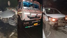 मुंबई पुणे एक्सप्रेस वेवर 6 वाहनांची जोरदार धडक, नेमकं काय घडलं