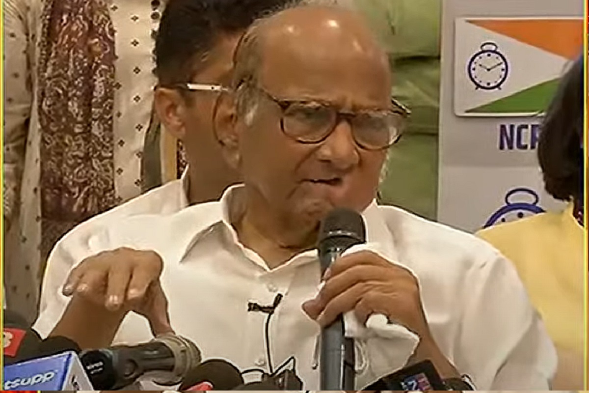 शरद पवार यांची पत्रकार परिषद