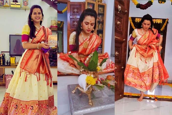  स्वराज्य रक्षक संभाजी मालिकेतून महाराष्ट्राच्या घराघरात पोहोचलेली अभिनेत्री म्हणजे प्राजक्ता गायकवाड.