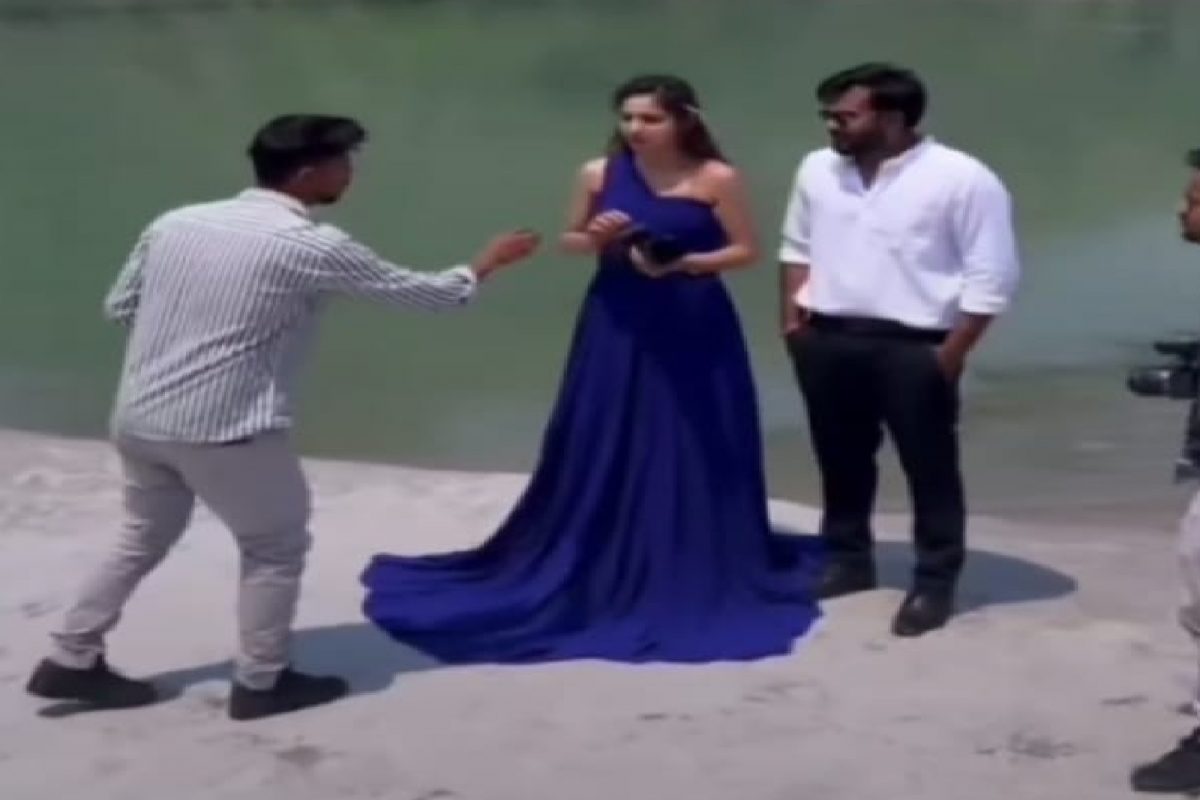 प्री-वेडिंग फोटोशूटचा शॉकिंग व्हिडीओ