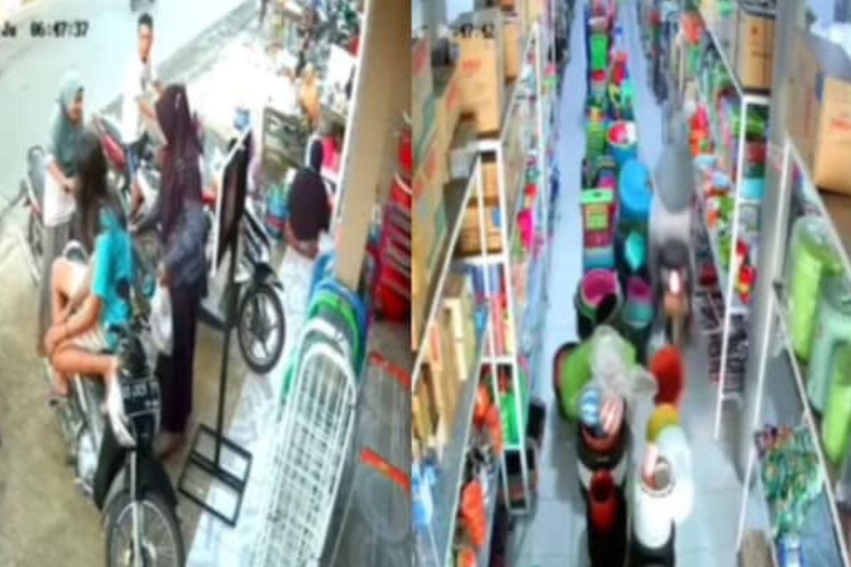 वाह दीदी वाह! 'पापा की परी' स्कुटी पार्क करायला गेली, थेट दुकानात घुसली, Video