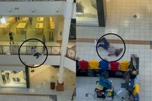 Apple Store मध्ये चोरी करून पळत होता, दुसऱ्या मजल्याहून पडला अन् मग..VIDEO