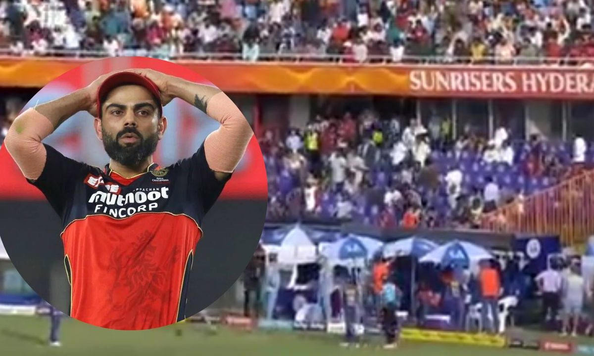 विराट कोहलीच्या चाहत्यांनी घेतला लखनऊशी पंगा, स्टेडियममध्ये असं काही केलं की...
