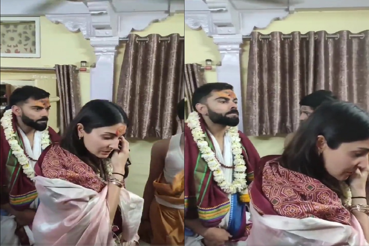 गौतम गंभीर सोबतच्या वादानंतर विराट अनुष्का पोहोचले देव दर्शनाला Video Viral