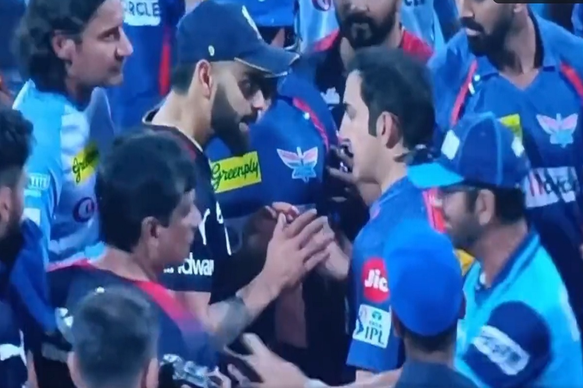 विराट कोहली - गौतम गंभीरमध्ये पुन्हा राडा! पहा मॅचनंतर मैदानावर नेमके काय घडलं?