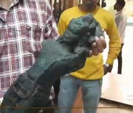 1 हजार वर्षांपूर्वीची विष्णूमूर्ती नदीतून मिळाली PHOTOS पाहून व्हाल अचंबित