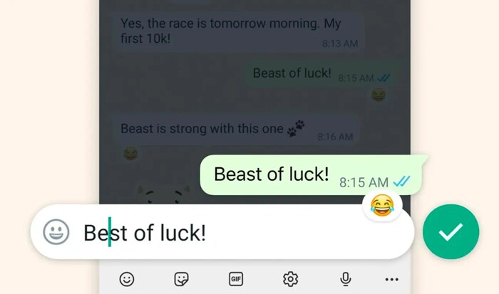 WhatsApp वर केलेल्या मेसेजवर टॅब करून तुम्हाला होल्ड करून ठेवावा लागेल. त्यानंतर तुम्हाला तिथे एडिटचा पर्याय दिसेल. तिथे तुम्ही जे चुकलं आहे ते बदलू शकता. 