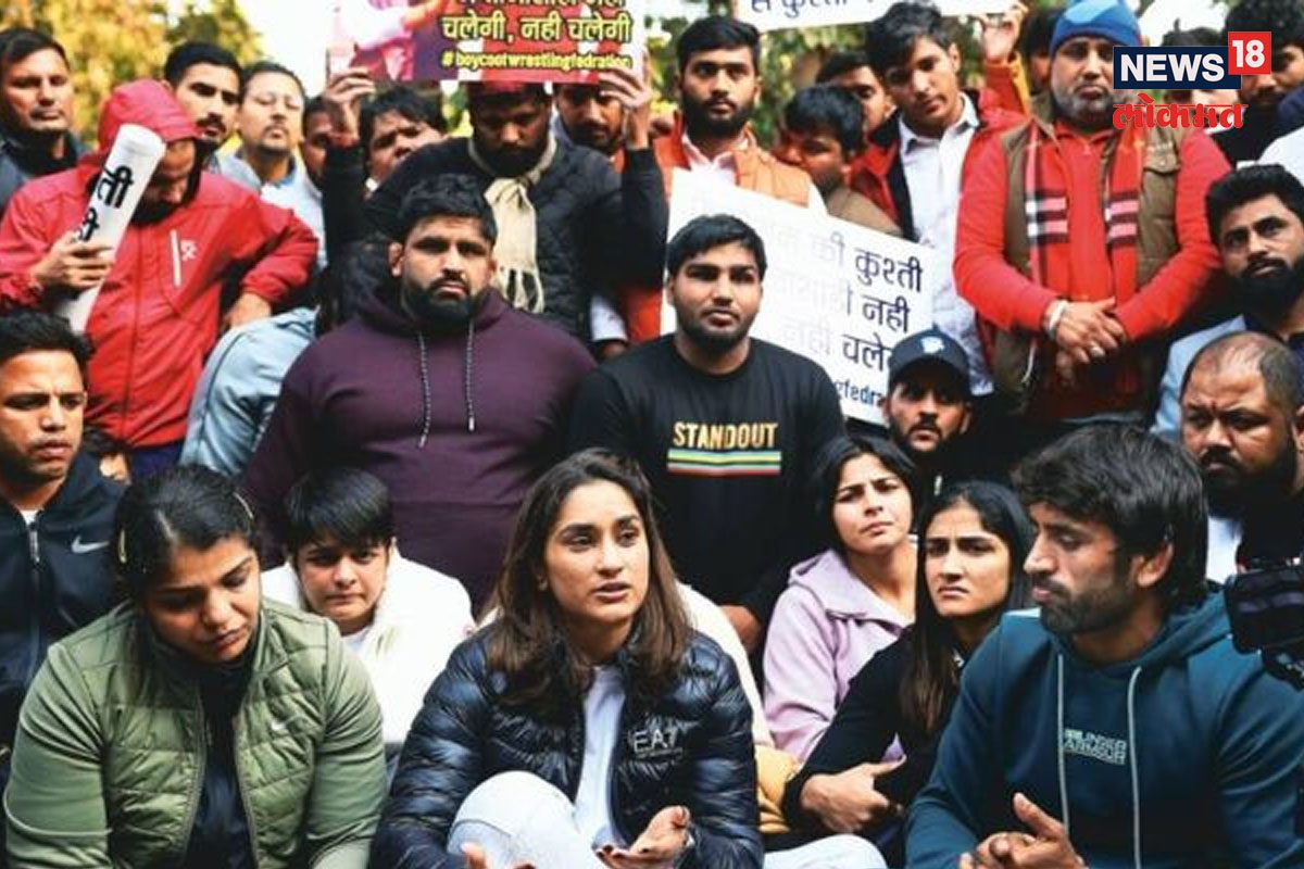 कुस्तीपटूंचा मुद्दा भारताबाहेर