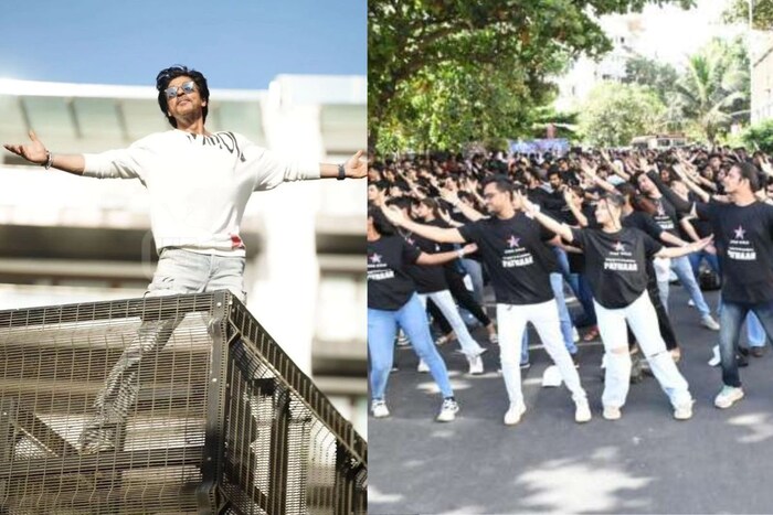 नुकतंच मन्नत बाहेर शाहरुखच्या चाहत्यांनी गर्दी केली होती. शाहरुखने देखील आपल्या चाहत्यांना घराच्या बाल्कनीतून अभिवादन केलं. 
