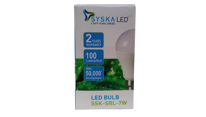 Syska Led Bulb 7 Watt: ग्राहक सध्या हा बल्ब Amazon वरून Rs.99 मध्ये खरेदी करू शकतात. हा 7W चा एनर्जी एफिशिएंट बल्ब आहे. यासोबतच ग्राहकांना 2 वर्षांची वॉरंटीही मिळणार आहे.