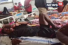 थरार! अंधारात समोर आला भलामोठा अस्वल, 10 मिनिटं झाली झटापट आणि...