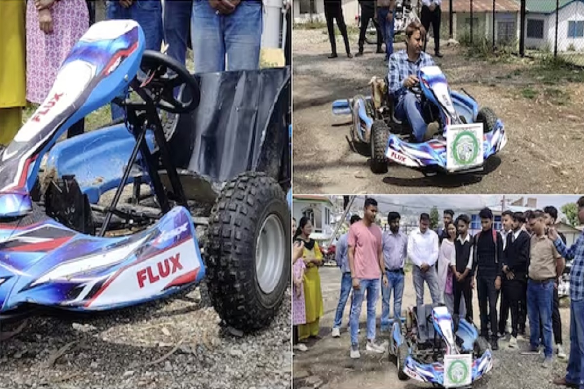 80,000 रुपये खर्चून विद्यार्थ्यांनी ही गाडी बनवली आहे.