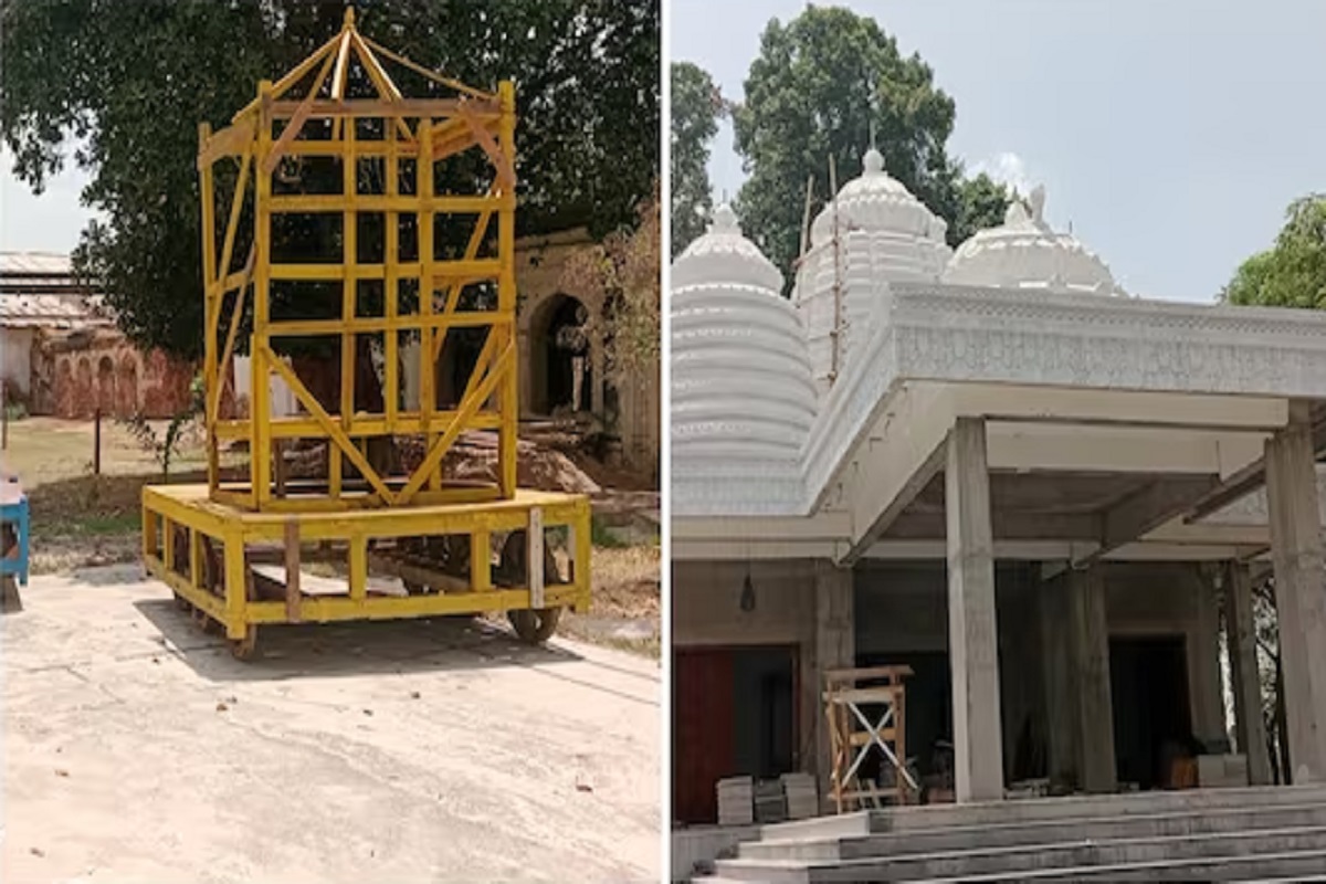 या यात्रेत सर्व रथांचं संपूर्ण बांधकाम लाकडाचं असतं.