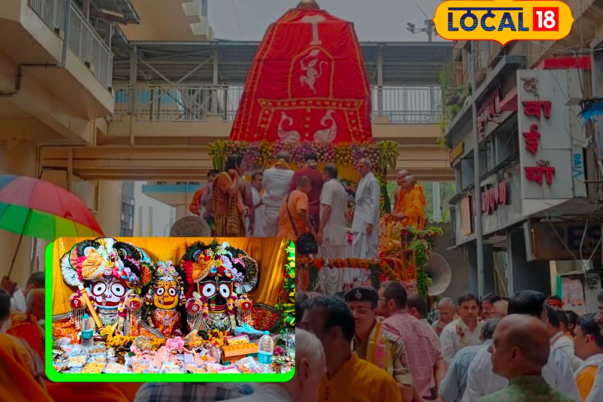 Nagpur News : नागपुरात निघाली श्री जगन्नाथ स्वामी रथयात्रा, महाराष्ट्राशी आहे खास नाते Video