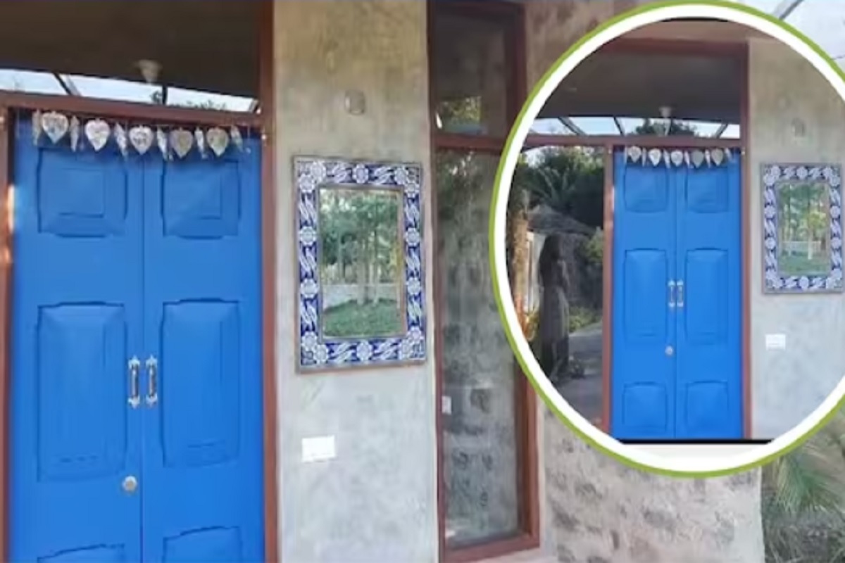 तिथलं नैसर्गिक सौंदर्य पाहून 'त्यांनी' असं घर बांधायचं ठरवलं.