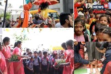 घोड्यावर बसवून शाळेत विद्यार्थ्यांचं स्वागत, कसा होता तुमचा शाळेचा पहिला दिवस?
