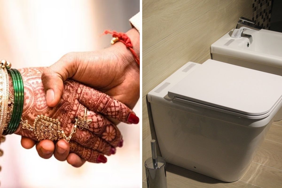लग्नानंतर टॉयलेटला जाण्यास बंदी