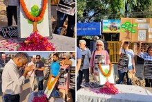 अजबच आहे! झाडाच्या फोटोला हार, फुलं वाहून श्रद्धांजली; प्रकरण तरी काय?