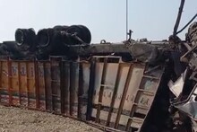 समृद्धी महामार्गावर आणखी एक भीषण अपघात, ट्रक पुलावरून कोसळला; दोन ठार