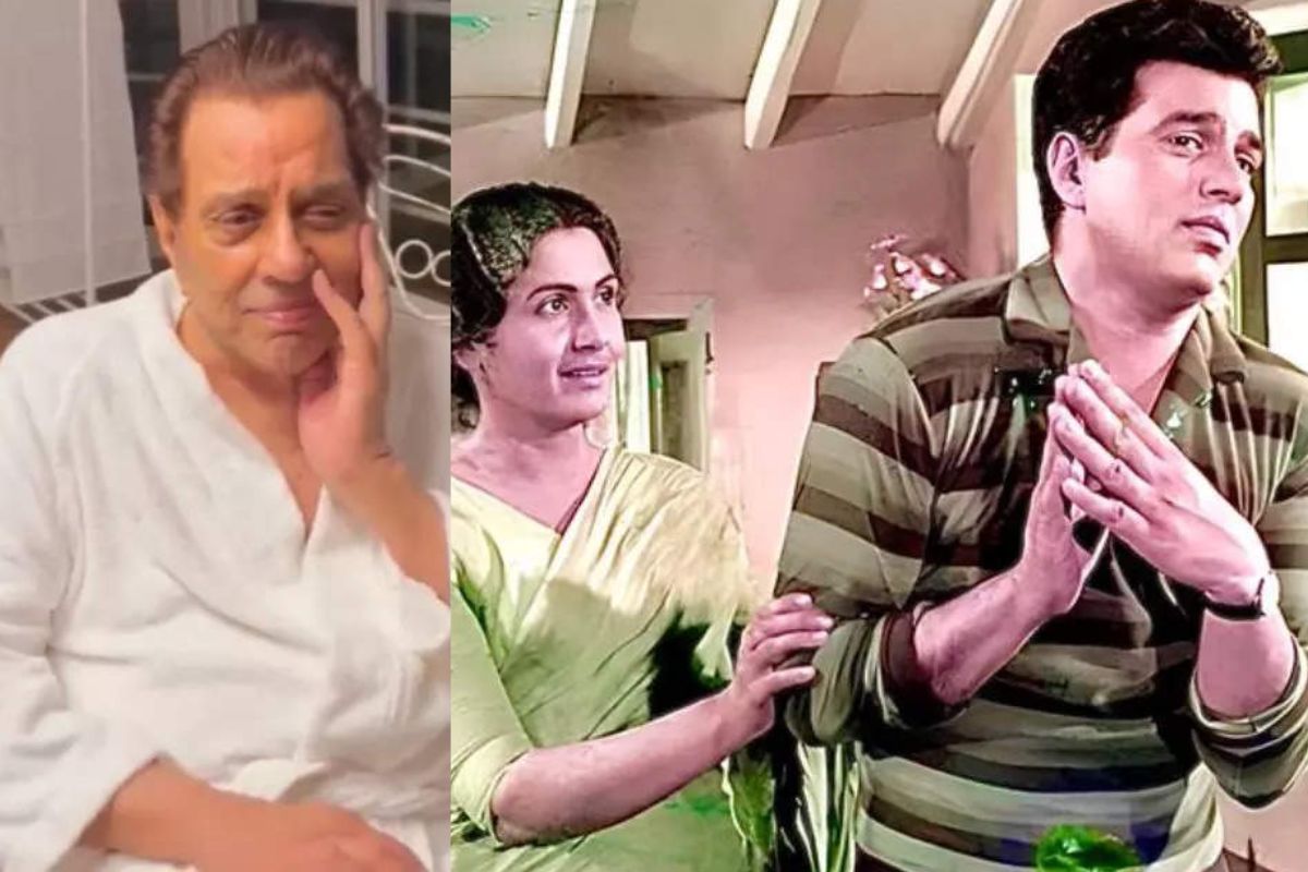 सुलोचना दीदींच्या जाण्याने भावुक झाले धर्मेंद्र