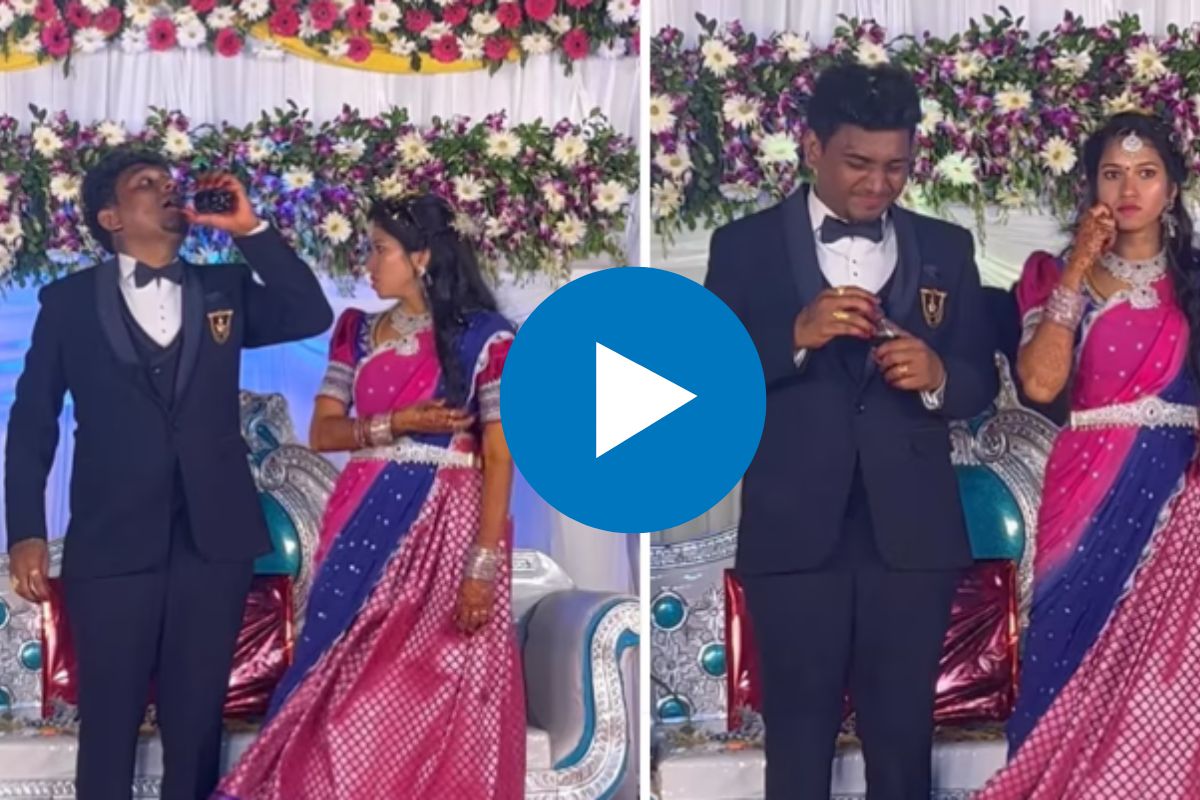 नवरदेवाला मित्रांनी गुपचूप पाजली दारु