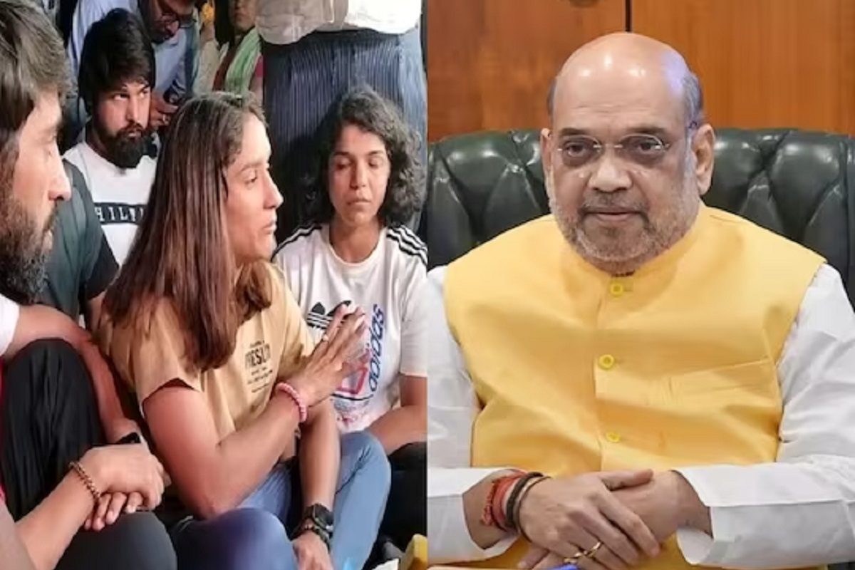 आंदोलक कुस्तीपटूंची अमित शहांसोबत बैठक