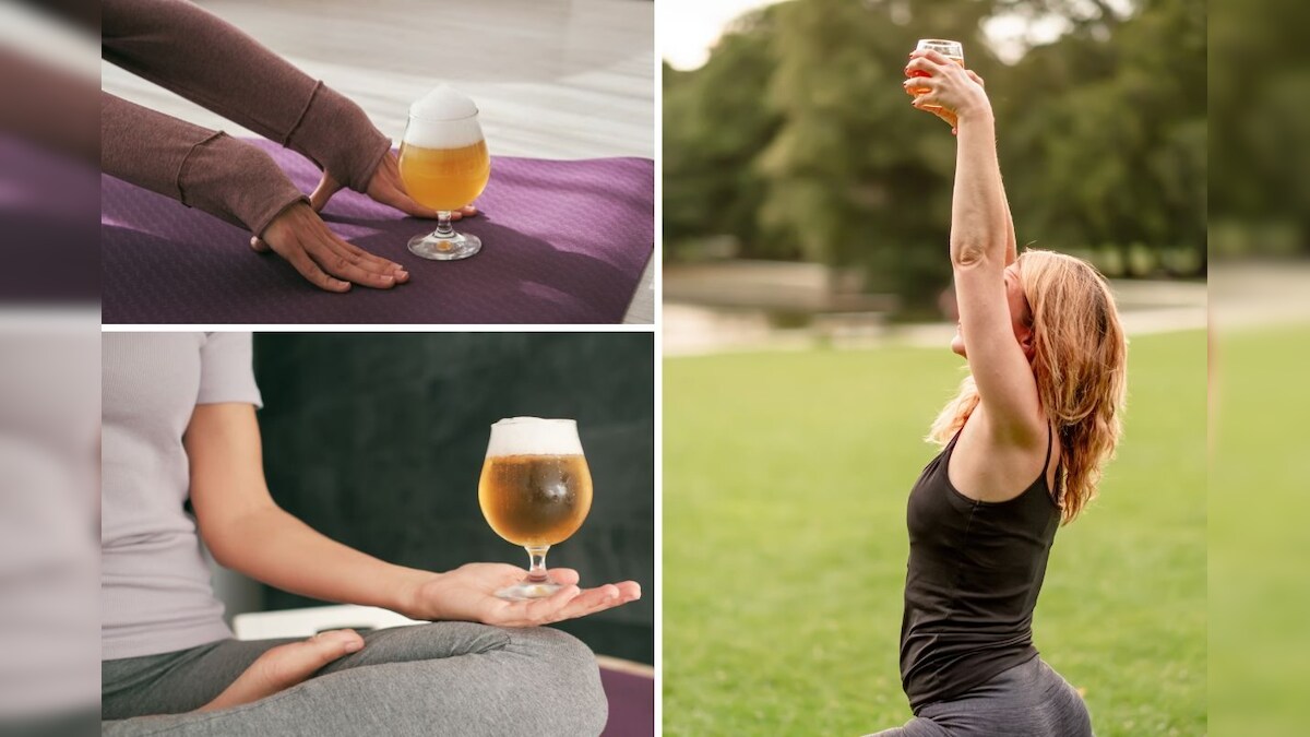 Beer Yoga काय सांगता..? बिअर पीतपीत योगा! या भन्नाट आयडियाचे आहेत