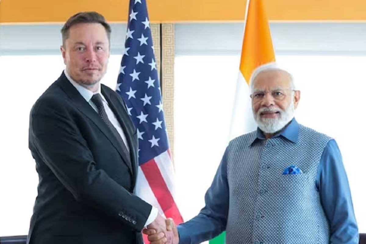 इलॉन मस्क यांनी घेतली मोदींची भेट